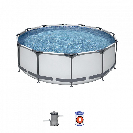 Каркасный бассейн Bestway Steel Pro 56260 (366x100, с фильтр-насосом)