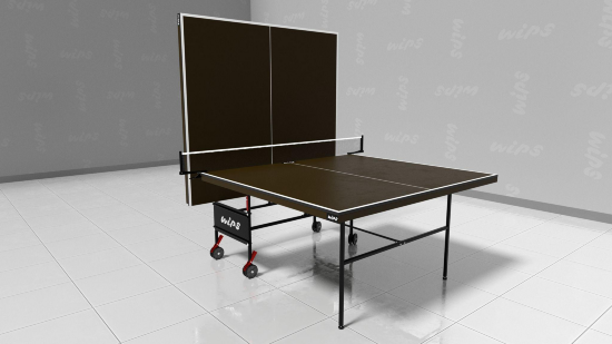 Теннисный стол всепогодный WIPS Royal Outdoor, влагостойкий, коричневый