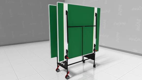 Теннисный стол всепогодный WIPS Roller Outdoor Composite 6 мм зелёный с сеткой