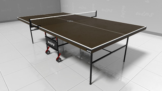 Теннисный стол всепогодный WIPS Royal Outdoor, влагостойкий, коричневый