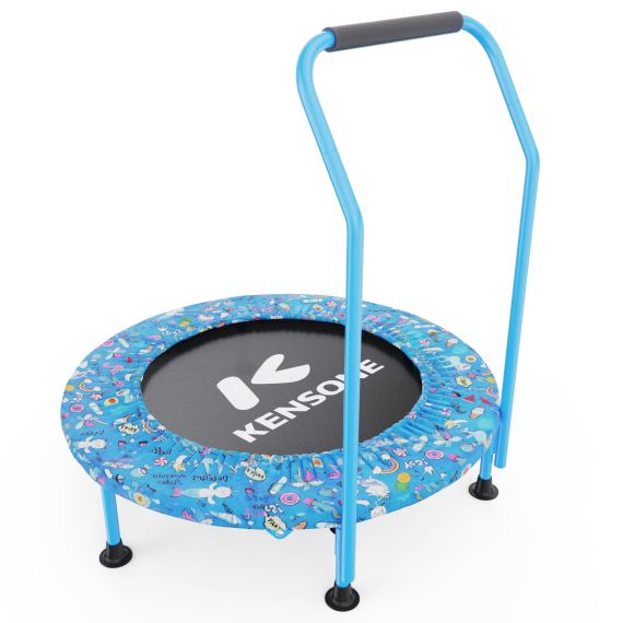 Детский батут DFC KENSONE 36" BSD-KT-U bar-Blue с поручнем