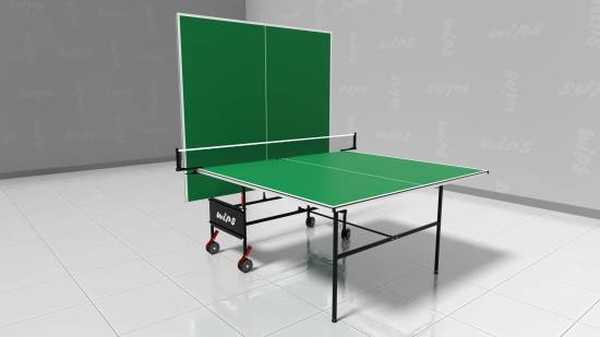 Теннисный стол всепогодный WIPS Roller Outdoor Composite 6 мм green