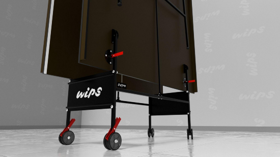 Теннисный стол всепогодный WIPS Royal Outdoor, влагостойкий, коричневый