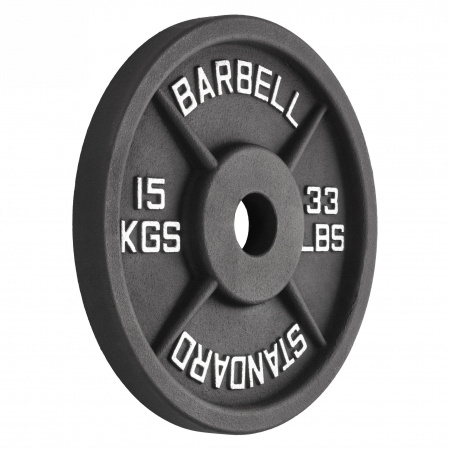 Диск 51 мм. чугунный окрашенный 15 кг, VictoryFit VF-SC511500