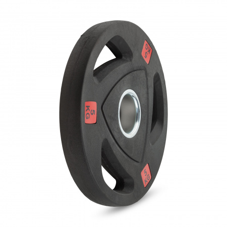 Диск 51 мм. NEO обрезиненный с 3-мя хватами 5 кг, VictoryFit VF-ST51050