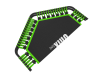 Батут спортивный UNIX Line FITNESS Lite Green (125 см)