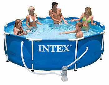 Каркасный бассейн Intex Metal Frame / 56999/28202 (305x76)