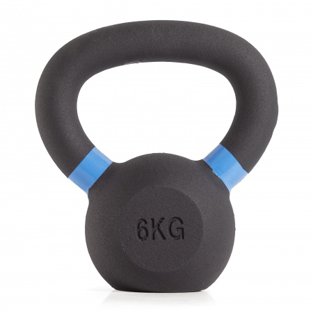 Гиря чугунная с цветным кольцом 6 кг (модель: К-3) VictoryFit VF-KCR060