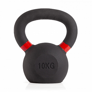 Гиря чугунная с цветным кольцом 10 кг (модель: К-3) VictoryFit VF-KCR100