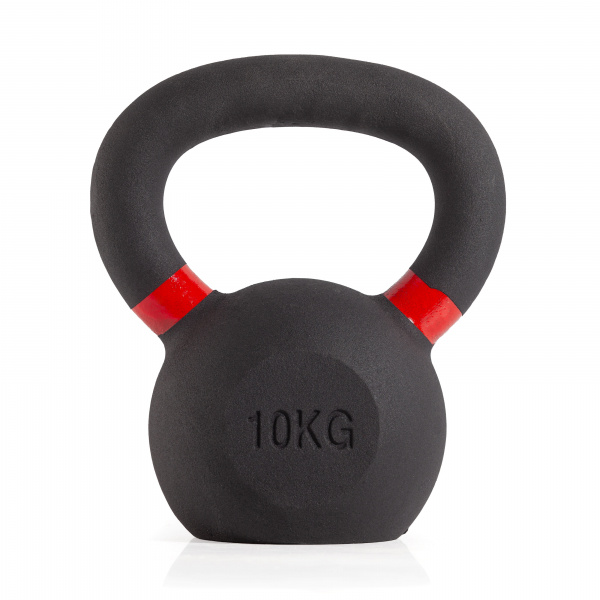 Гиря чугунная с цветным кольцом 10 кг (модель: К-3) VictoryFit VF-KCR100