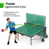 Теннисный стол UNIX Line для помещений компактный / Compact indoor 18 мм MDF зеленый