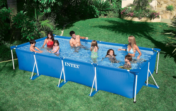 Каркасный бассейн Intex Rectangular Frame / 28273NP (450x220x84)