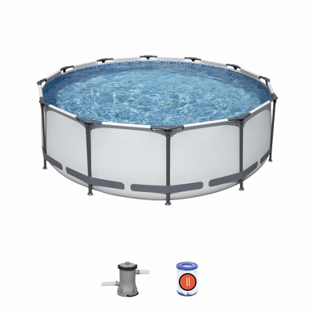Каркасный бассейн Bestway Steel Pro 56260 (366x100, с фильтр-насосом)