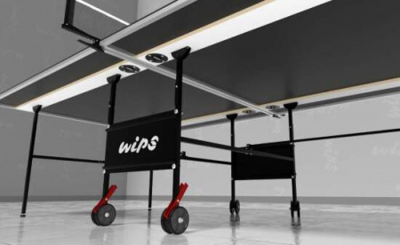 Теннисный стол всепогодный WIPS Roller Outdoor Composite 6 мм графитовый Pack Quattro