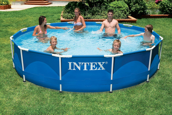 Каркасный бассейн Intex Metal Frame / 56994/28210