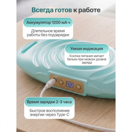                 Вибромассажер для шеи, спины и плеч с функцией нагрева DFC VM-SQ-D1G