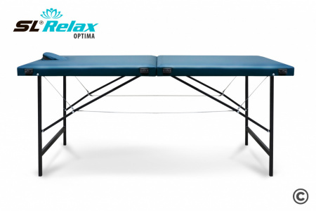 Массажный стол Relax optima синяя кожа