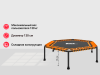 Батут спортивный UNIX Line FITNESS Lite Orange (125 см)