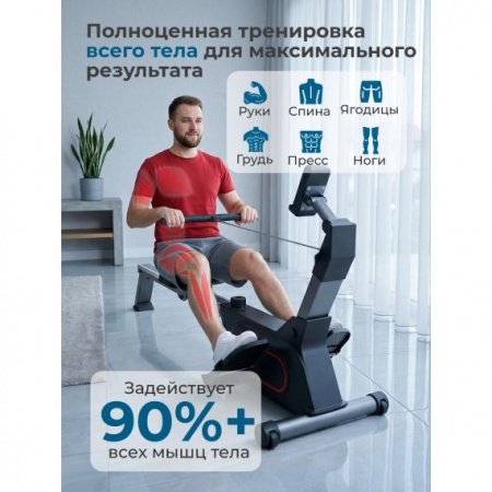                 Гребной тренажер DFC PASYOU SQ-RM2405, магнитный