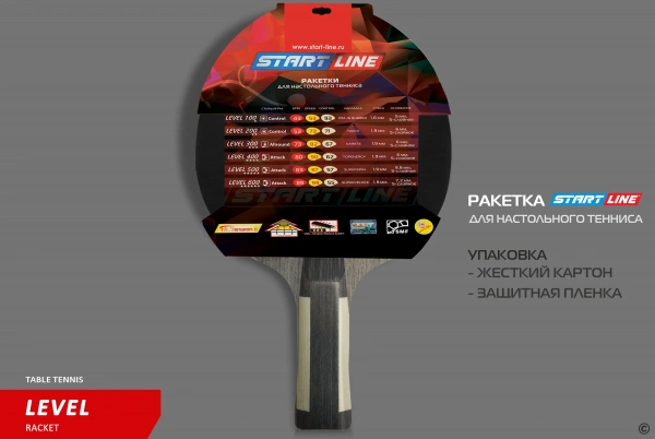Теннисная ракетка Start line Level 500 New (анатомическая) 12603
