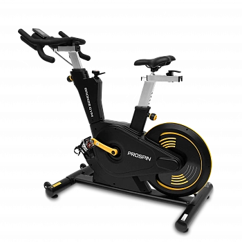 Спин-байк с консолью профессиональный BRONZE GYM PROSPIN