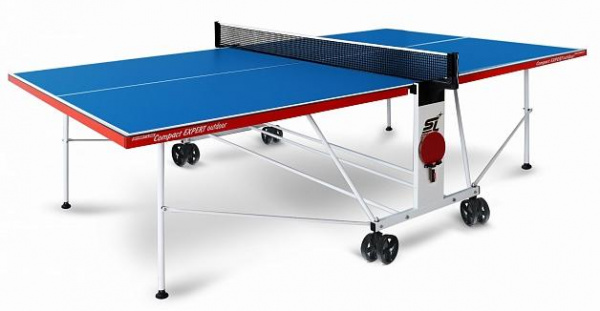 Теннисный стол всепогодный складной "Compact Expert Outdoor" (274 х 153 х 76 см)