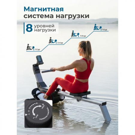                 Гребной тренажер DFC PASYOU SQ-RM2405, магнитный