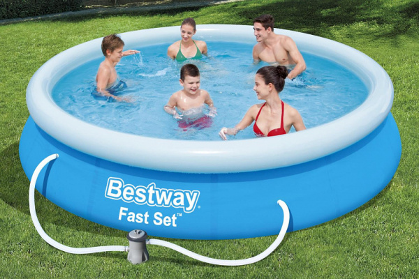 Надувной бассейн Bestway Fast Set 57274 (366x76, с фильтр-насосом)