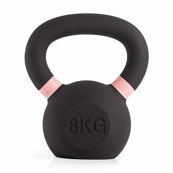 Гиря чугунная с цветным кольцом 8 кг (модель: К-3) VictoryFit VF-KCR080