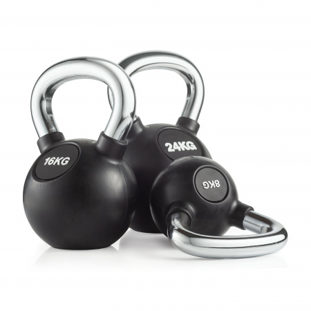 Гиря с резиновым покрытием 8 кг (модель: К-6) VictoryFit VF-KRU080