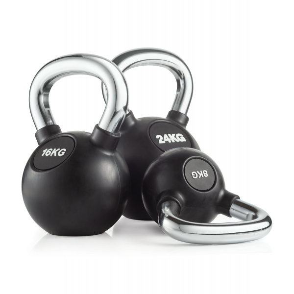Гиря с резиновым покрытием 4 кг (модель: К-6) VictoryFit VF-KRU040