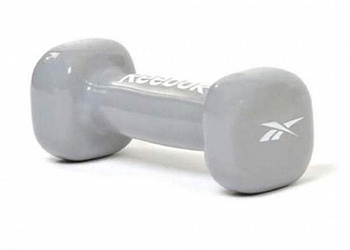 Гантель для фитнеса 1 кг. Reebok RAWT-11051GR (серый)