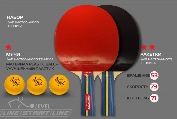 Набор 4 р-ки Level 200, 6 мячей Club Select, сетка с креплением