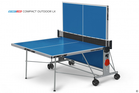 Стол теннисный Compact-2 LX Всепогодный Синий NEW