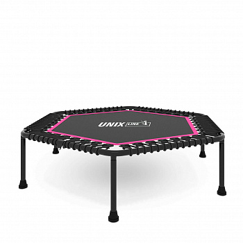 Батут спортивный UNIX Line FITNESS Lite Pink (125 см)