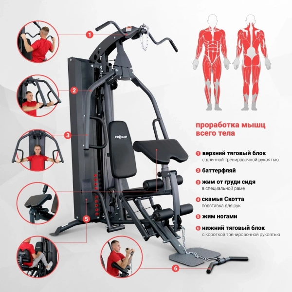 
            Многофункциональная силовая станция Protrain MT7000        