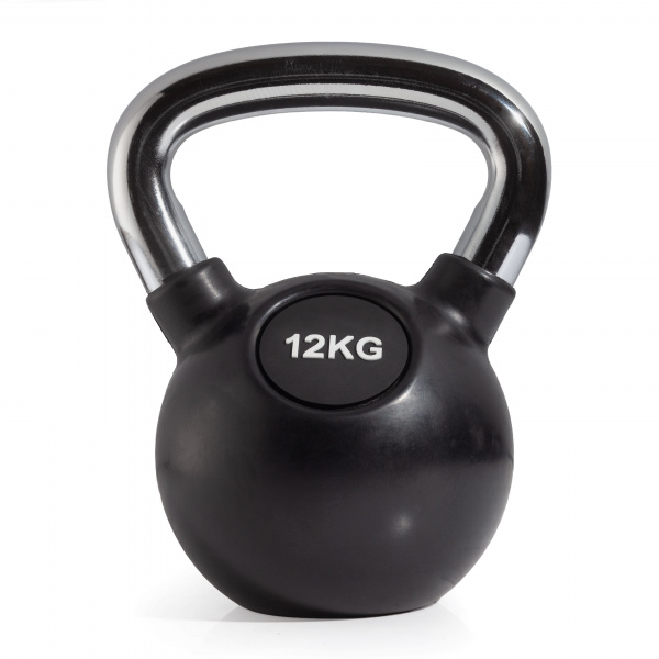 Гиря с резиновым покрытием 12 кг (модель: К-6) VictoryFit VF-KRU120