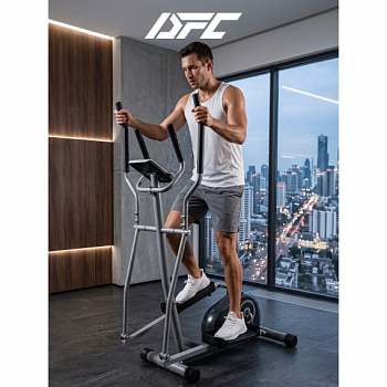                 Эллиптический тренажер DFC Tecnofit ELX2.5 / электромагнитный, до 110 кг