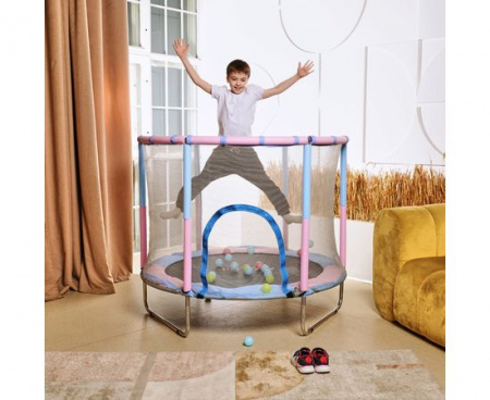 Батут детский DFC A.KOU KIDS 55" (140 см) с сеткой