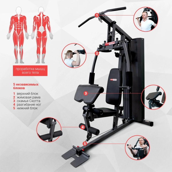 
            Многофункциональная силовая станция Protrain HG10250        