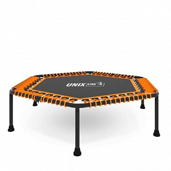 Батут спортивный UNIX Line Фитнес / Fitness Lite (125 см) оранжевый
