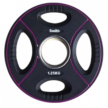 Диск для штанги Smith PUWP12-1,25 полиуретановый, 1,25кг