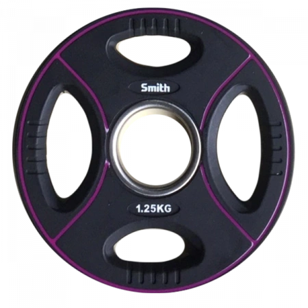 Диск для штанги Smith PUWP12-1,25 полиуретановый, 1,25кг