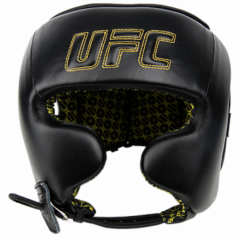 UFC Шлем с защитой щек на шнуровке черный - S\M