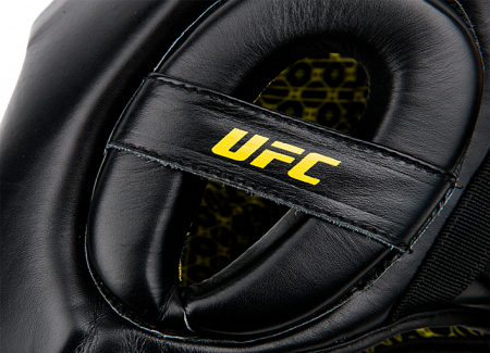 UFC Шлем с защитой щек на шнуровке черный - L\XL