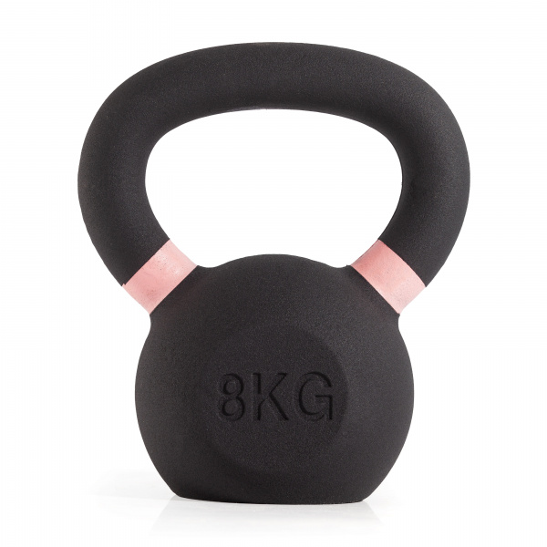 Гиря чугунная с цветным кольцом 8 кг (модель: К-3) VictoryFit VF-KCR080