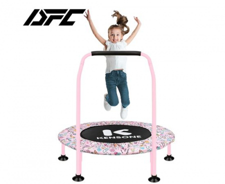 Детский батут DFC KENSONE 36" BSD-KT-U bar-Pink с поручнем
