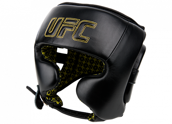 UFC Шлем с защитой щек на шнуровке черный - S\M
