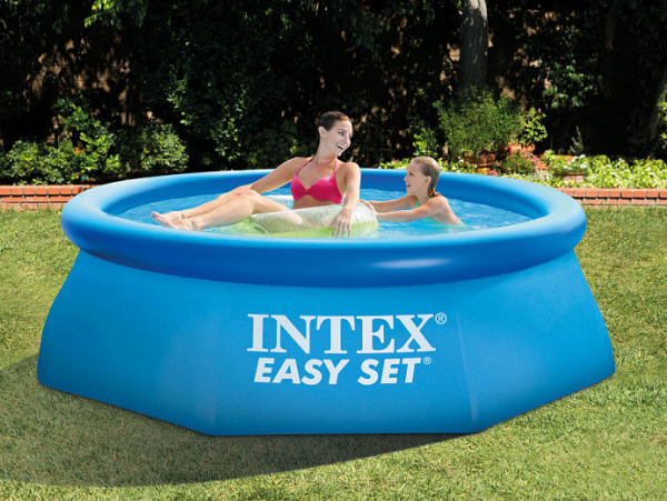 Надувной бассейн Intex Easy Set / 28108NP (244x61 с фильтром и насосом)
