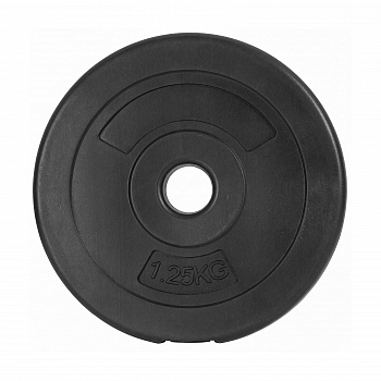 Диск 26 мм. пластиковый 1,25 кг VictoryFit VF-SPL260125